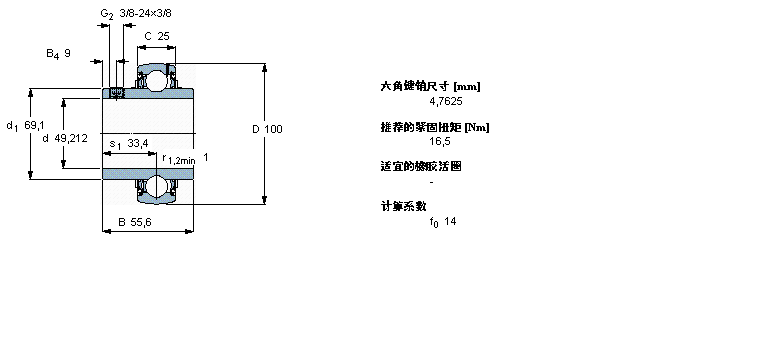 SKF YAR211-115-2F/AH軸承