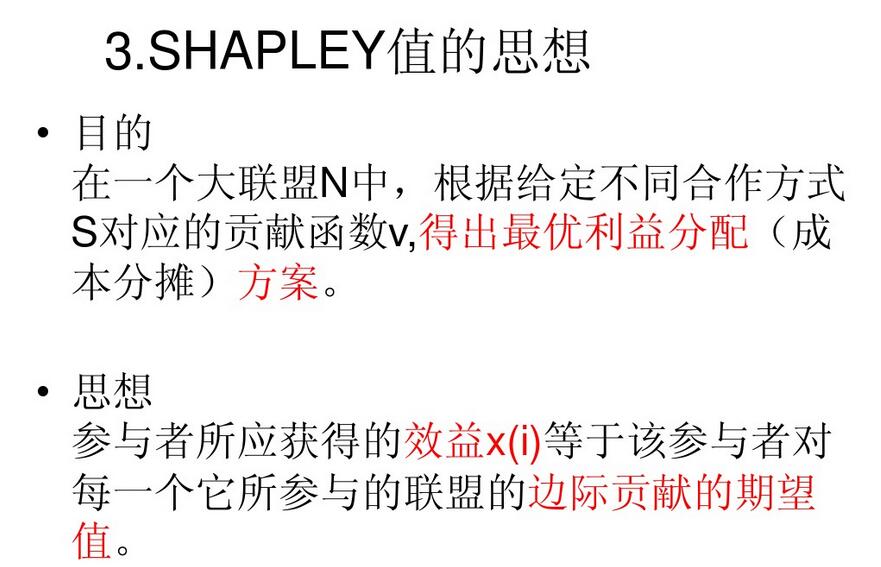 Shapley值法