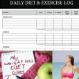 10 Day Detox Diet Daily Diet & Exercise Log