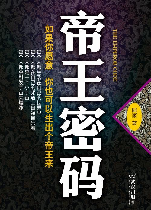 陸家長篇小說《帝王密碼》封面