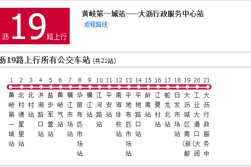 佛山公交瀝19路