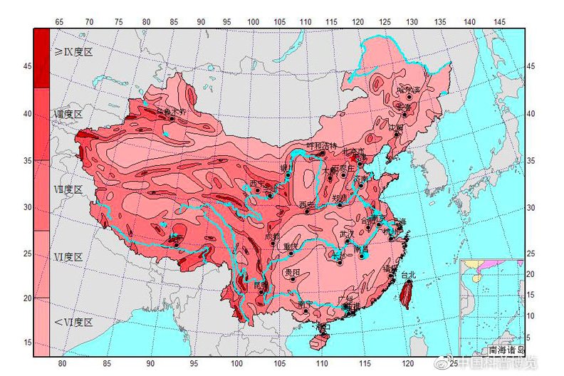 中國地震烈度區劃圖