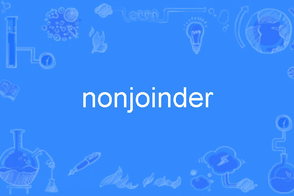 nonjoinder