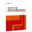 含泥沙水介質聲吸收與聲散射特性研究/聲學測量系列