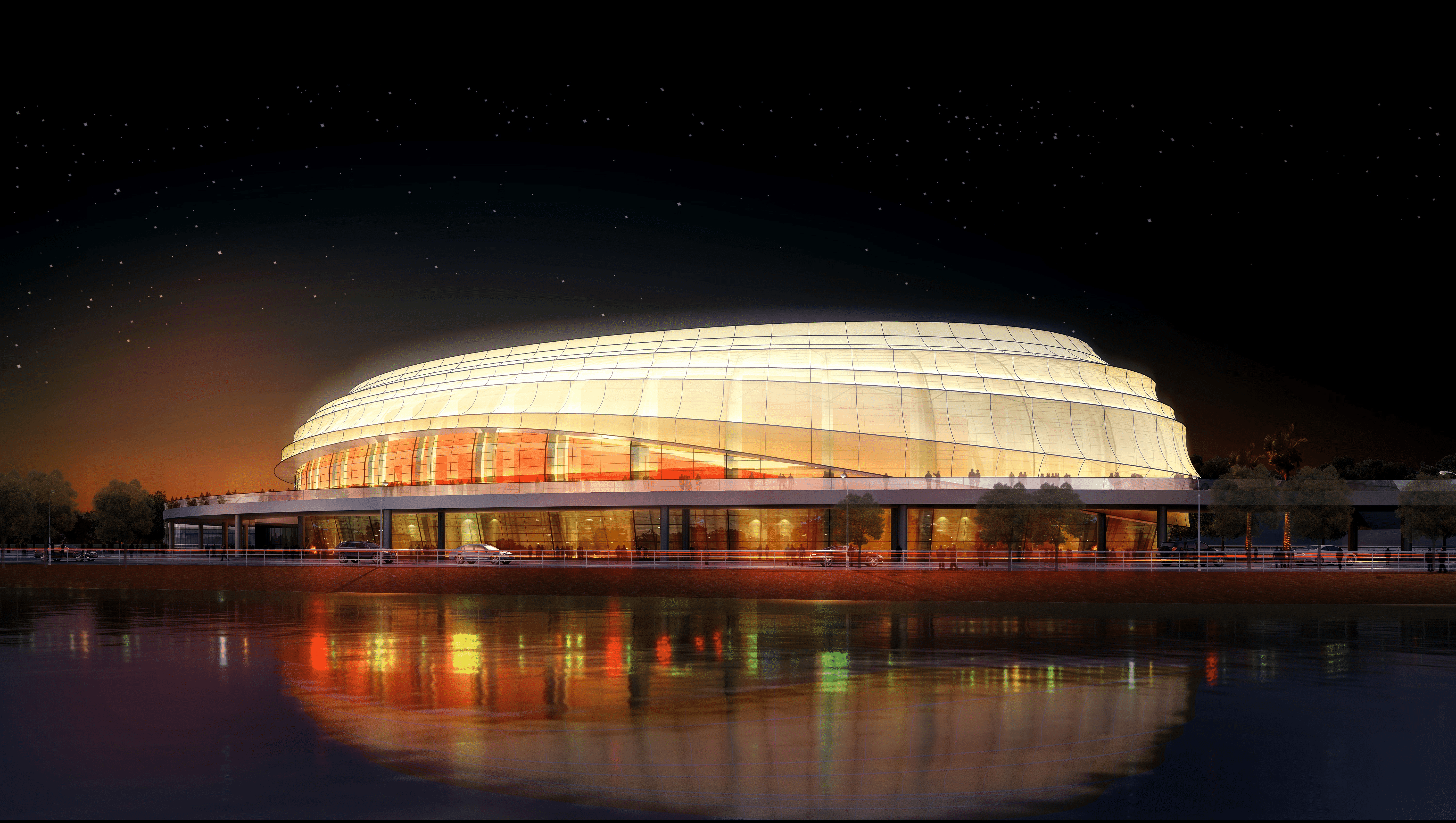 中國輕紡城體育中心體育館