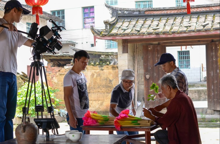 拍攝微電影《夢緣採茶燈》