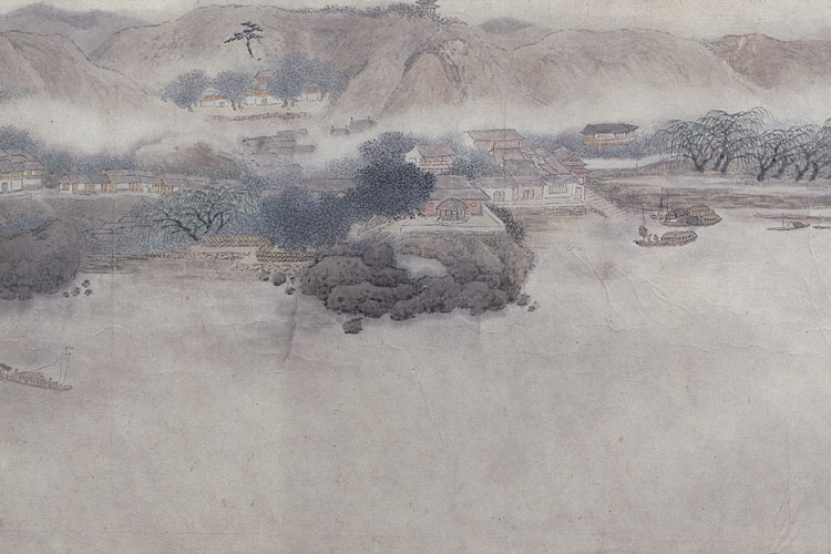 京口三山圖(清張崟京口三山圖)