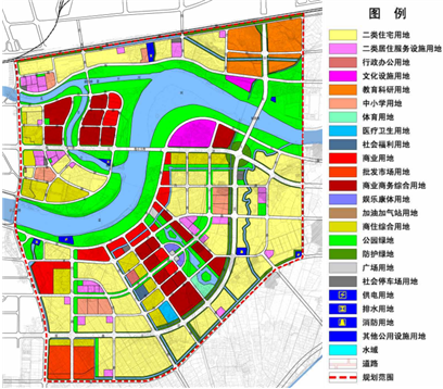 袁河生態城土地使用規劃