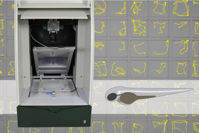 一種斑馬魚溫敏行為軌跡監測儀