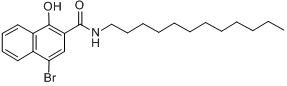 4-溴-N-十二基-1-羥基-2-萘甲醯胺