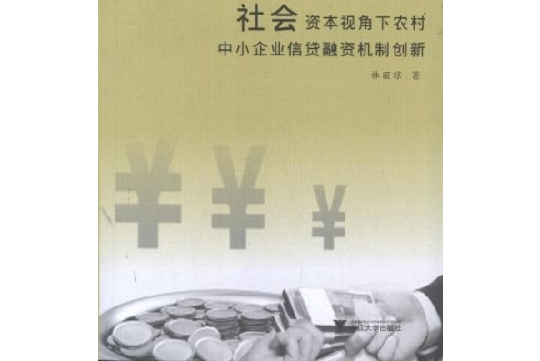 社會資本視角下農村中小企業信貸融資機制創新