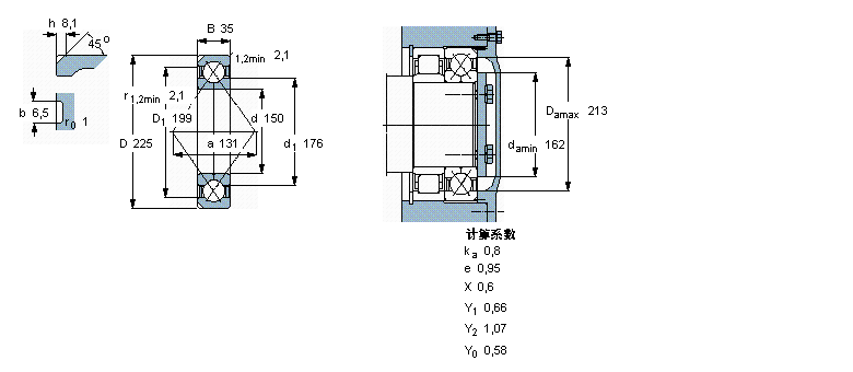 SKF QJ1030N2MA軸承