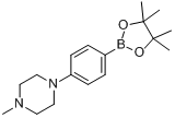 1-甲基-4-[4-（4,4,5,5-四甲基-1,3,2-二氧雜硼烷-2-基）苯基]哌嗪