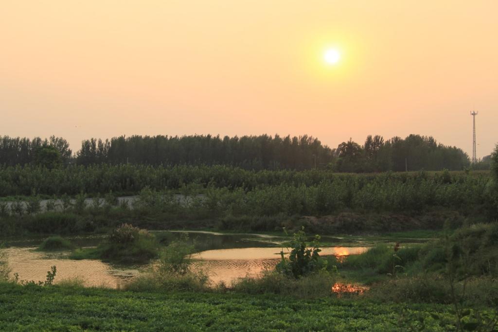 夕陽餘暉