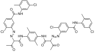 3,3\x27-[（2,5-二甲基-1,4-苯亞基）二[亞胺（1-乙醯基-2-氧代-2,1-乙亞基）偶氮]]雙[4-氯-N-（5-氯-2-甲苯基）-苯甲