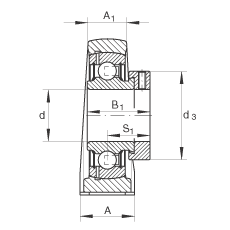 FAG PASE60-N-FA125軸承尺寸參數