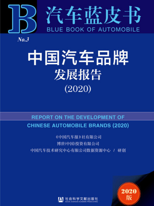 中國汽車品牌發展報告(2020)