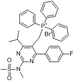 4-（4-氟苯基）-6-異丙基-2-（N-甲基-N-甲磺醯胺基）-5-三苯基膦內鎓甲基-1-嘧啶