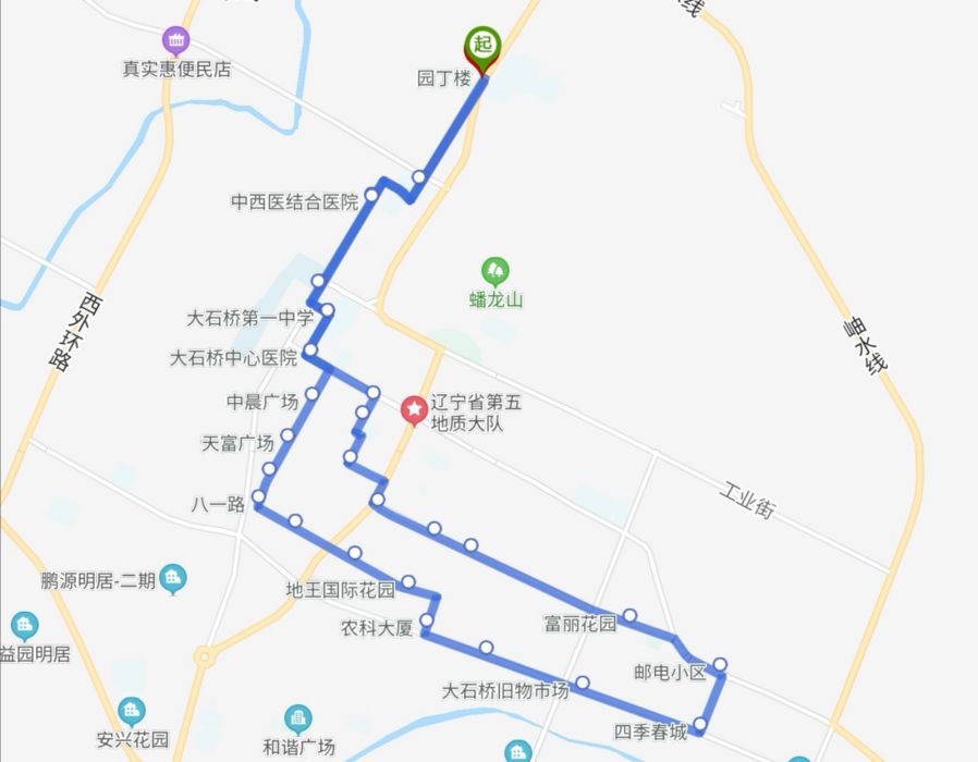 大石橋公交2路(大石橋公交2路外環線)