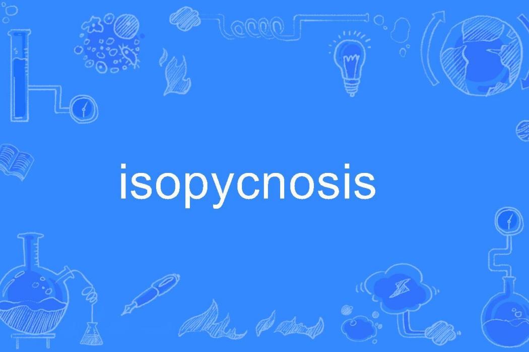 isopycnosis