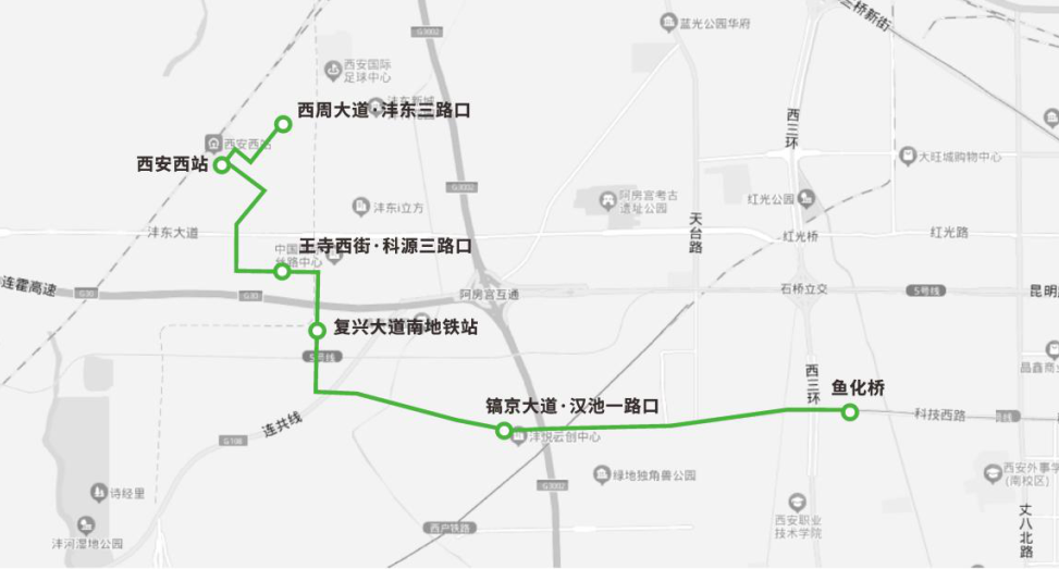 西鹹公交K1路