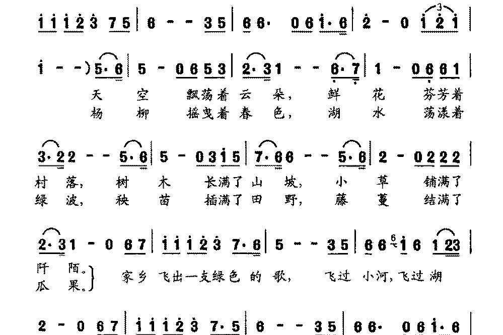 我的家鄉飛出一支歌