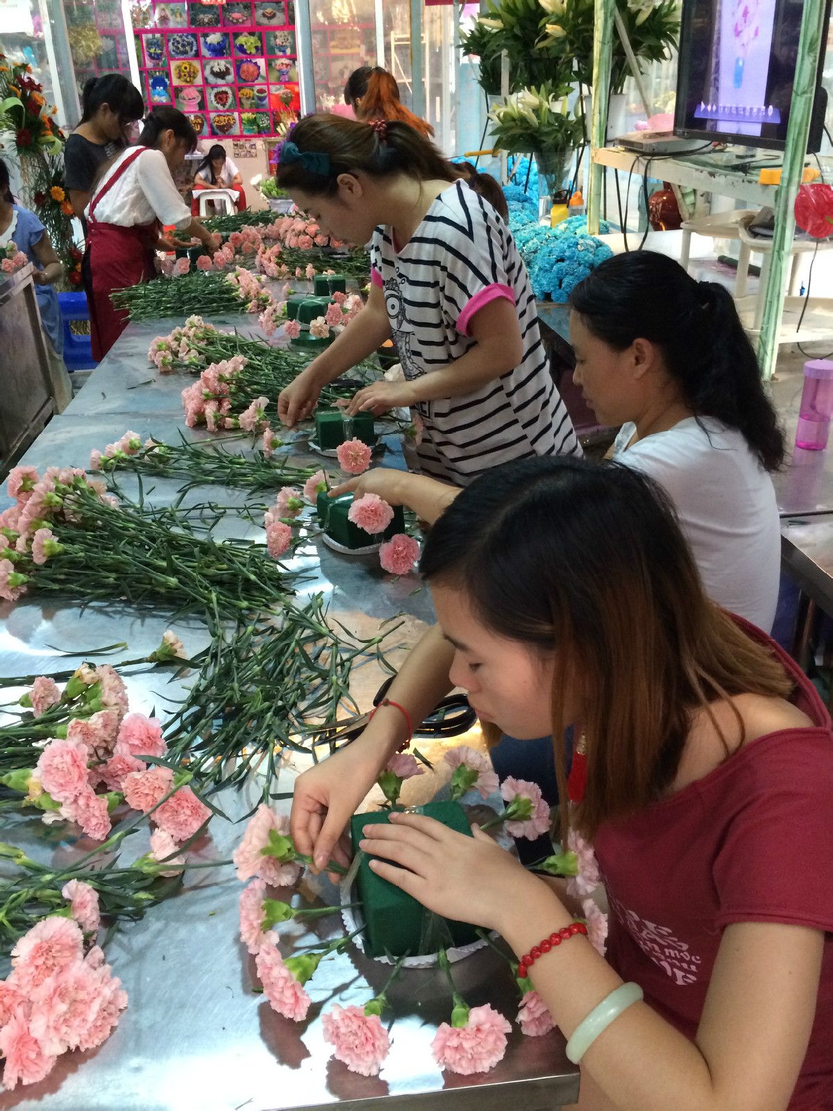 河南鄭州含笑花藝插花學校