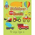 Sticker Book for Boys Age 4: Blank Sticker Book