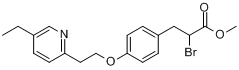 2-溴-3-[4-[2-（5-乙基-2-吡啶基）乙氧基]苯基]丙酸甲酯