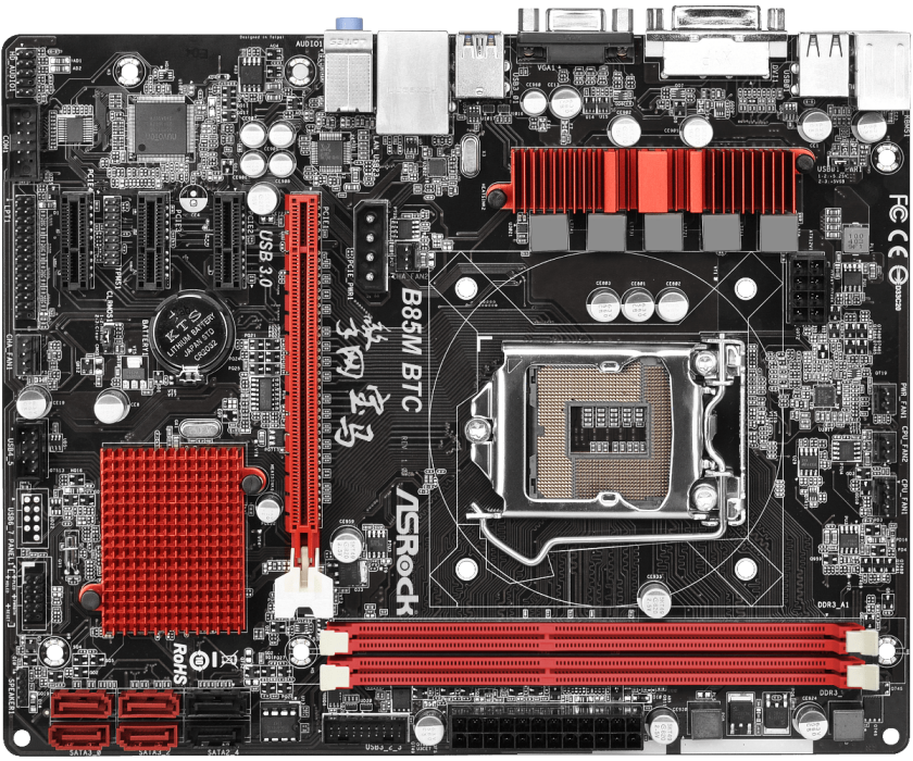 華擎B85M BTC主機板