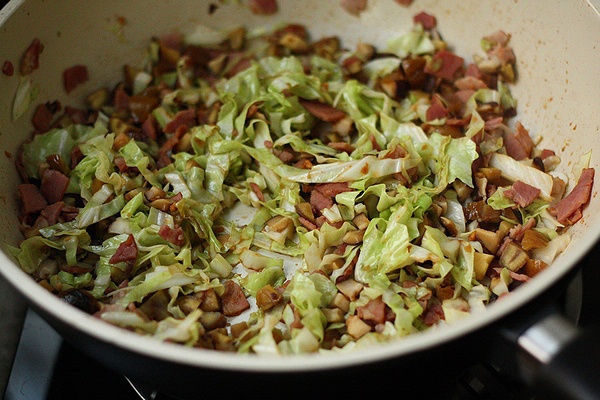 培根雜菜栗子飯