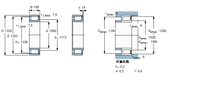 SKF NCF29/1000V軸承