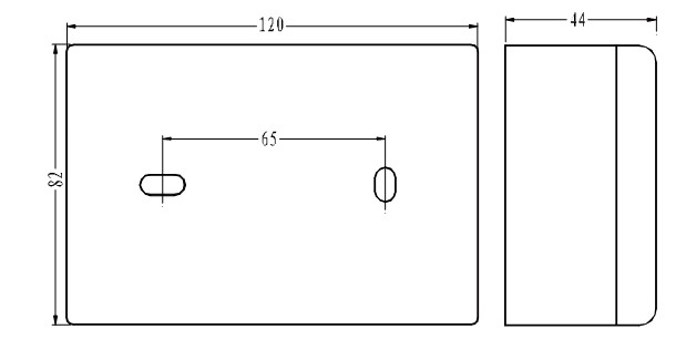 JBF-151F/D雙切換接口盒結構示意圖