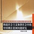 構建社會主義和諧社會中的中國剩存貧困問題研究