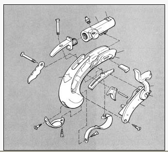 德林傑手槍分解圖
