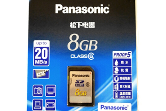 松下8GB Class6 SDHC