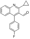 2-環丙基-4-（4-氟苯基）喹啉-3-甲醛