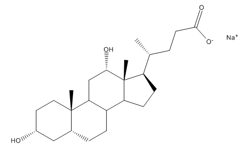 脫氧膽酸鈉結構式