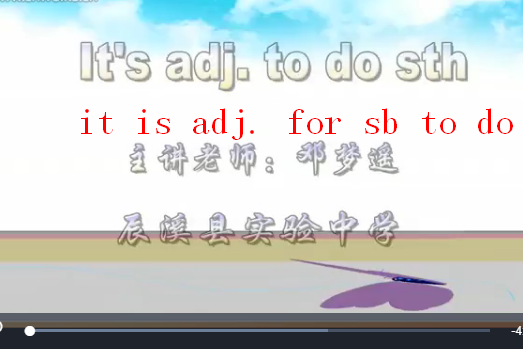 it is adj. for sb to do sth