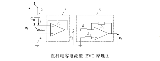 直測電容電流型電子式電壓互感器