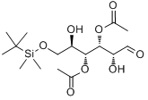 3,4-Di-O-乙醯基-6-O-（叔-丁甲基甲矽烷）-D-葡萄醛