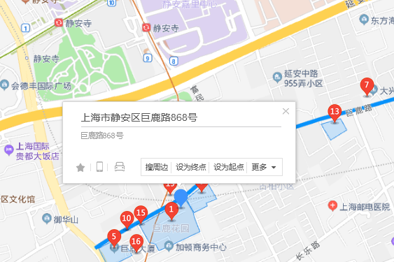 巨鹿路868號