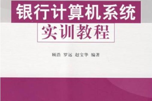 銀行計算機系統實訓教程(2008年清華大學出版社出版的圖書)