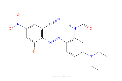 N-[2-[（2-溴-6-氰基-4-硝基苯基）偶氮]-5-（二乙氨基）苯乙醯胺