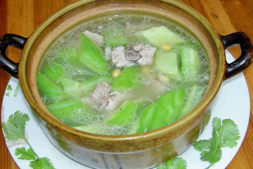 涼瓜肉片湯