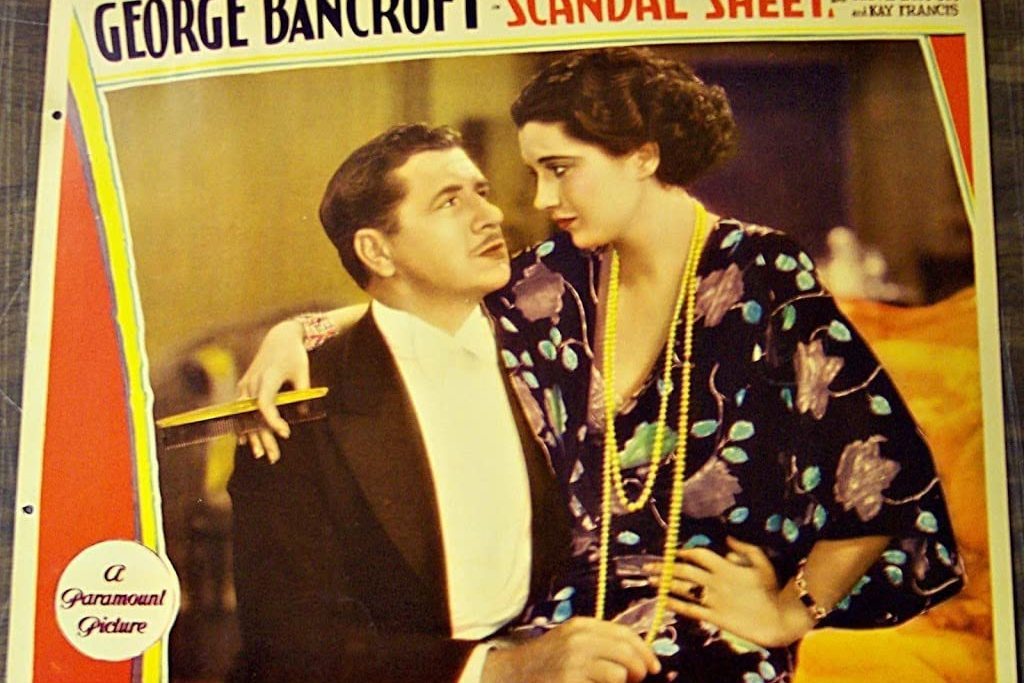 Scandal Sheet(1931年George Bancroft主演的一部電影)