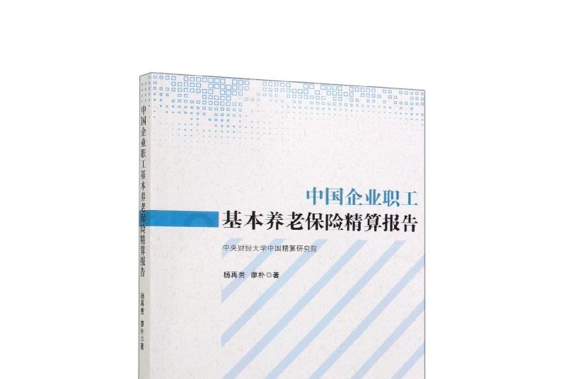 中國企業職工基本養老保險精算報告