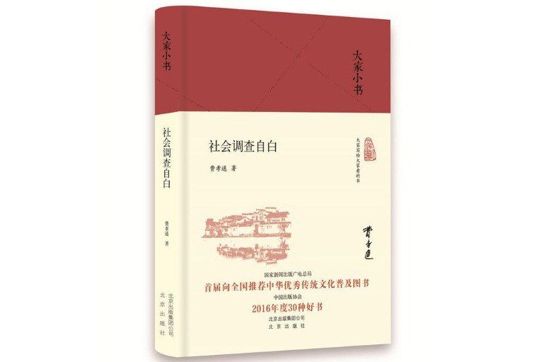 社會調查自白(2018年北京出版社出版的圖書)