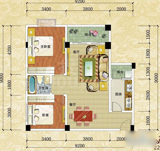 新都廣場——戶型圖