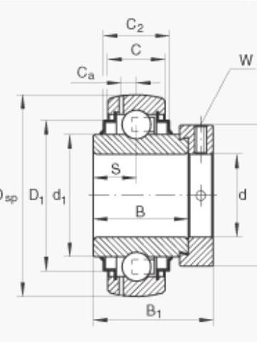 FAG GE60-KRR-B-FA164軸承